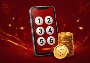lottery red panel